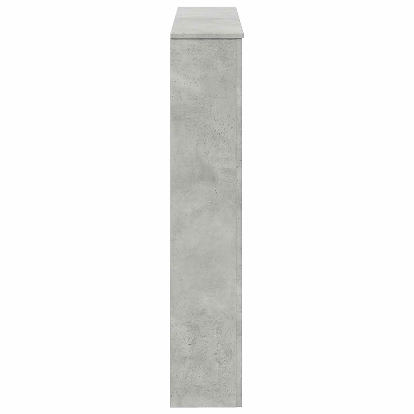 vidaXL Obudowa kominka Betonowy szary 102 x 20 x 102 cm