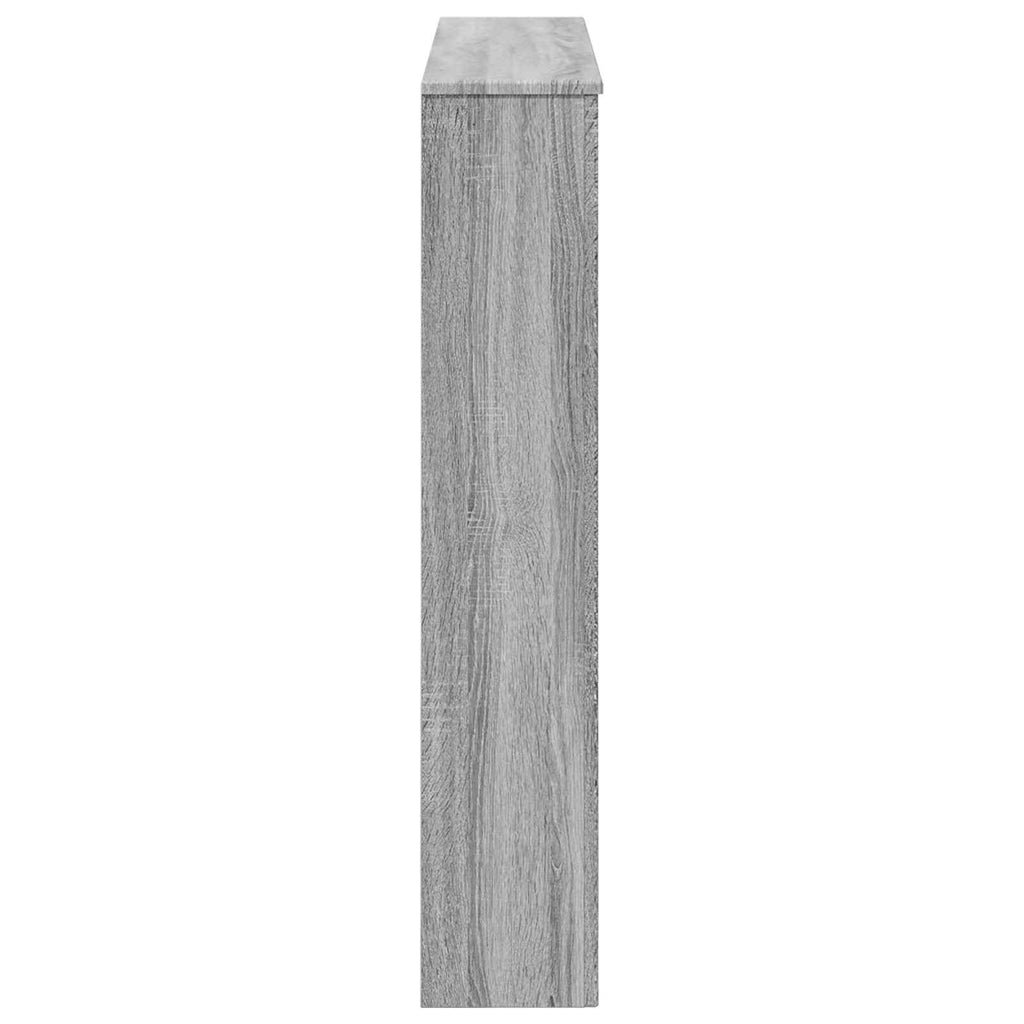 vidaXL Obudowa kominka Szary Sonoma 102 x 20 x 102 cm