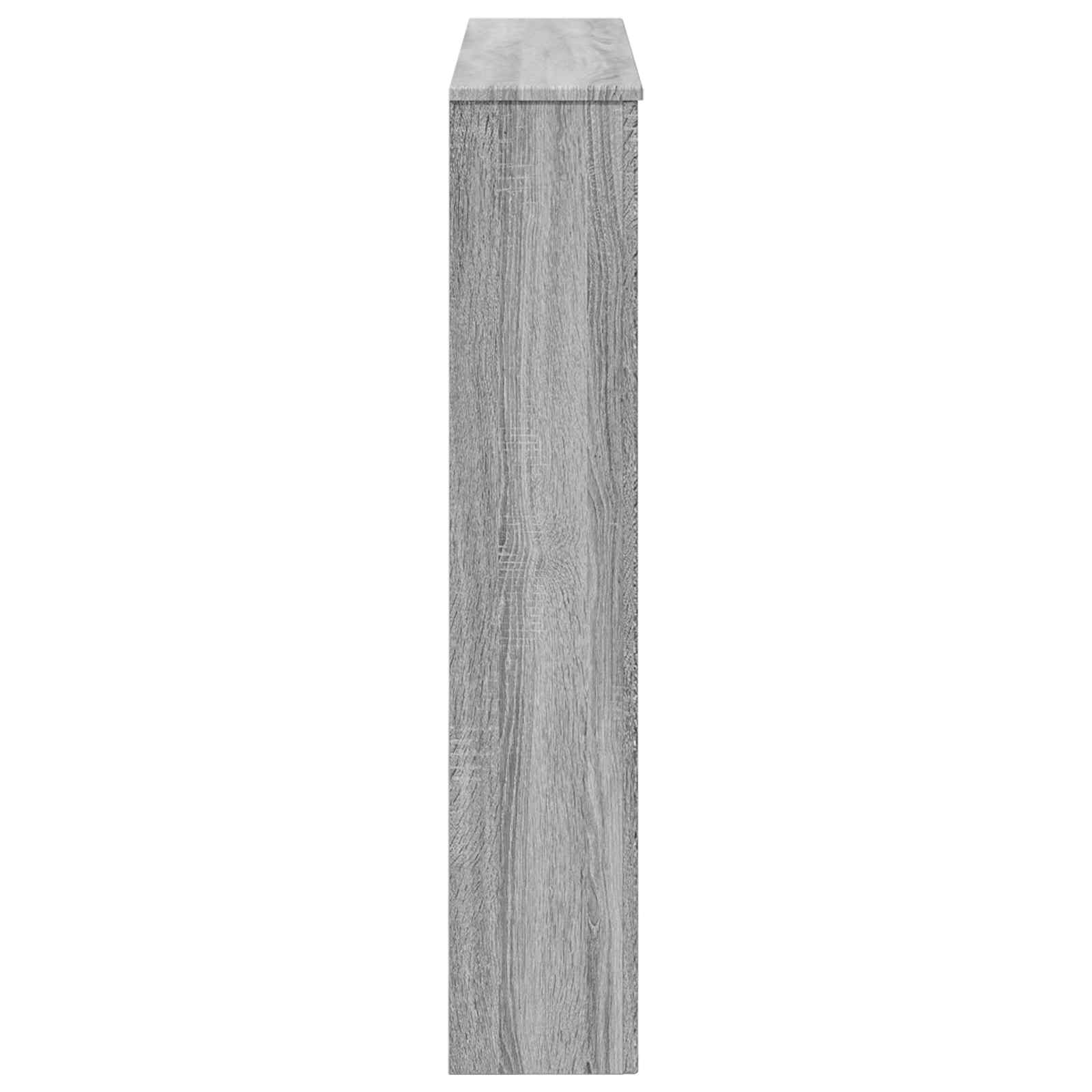 vidaXL Obudowa kominka Szary Sonoma 102 x 20 x 102 cm