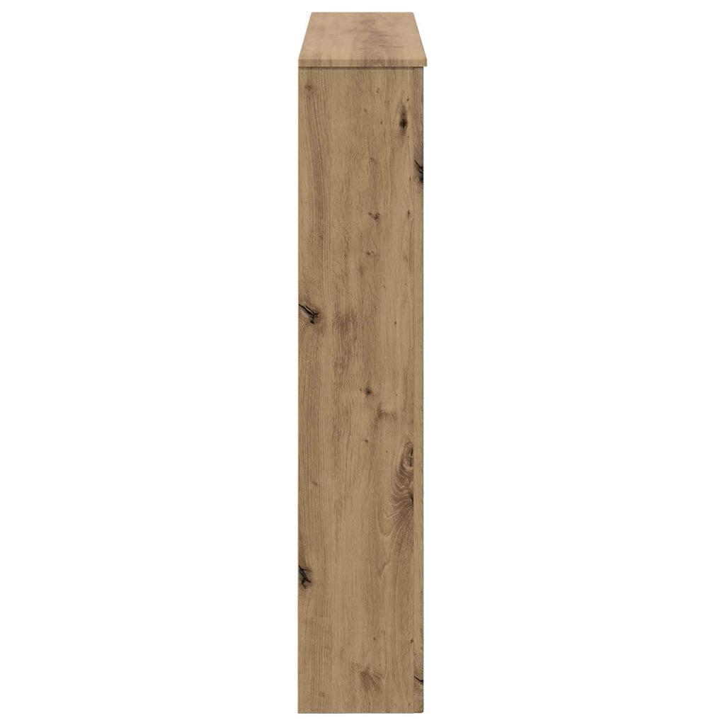 vidaXL Obudowa kominka Dąb artisan 102 x 20 x 102 cm