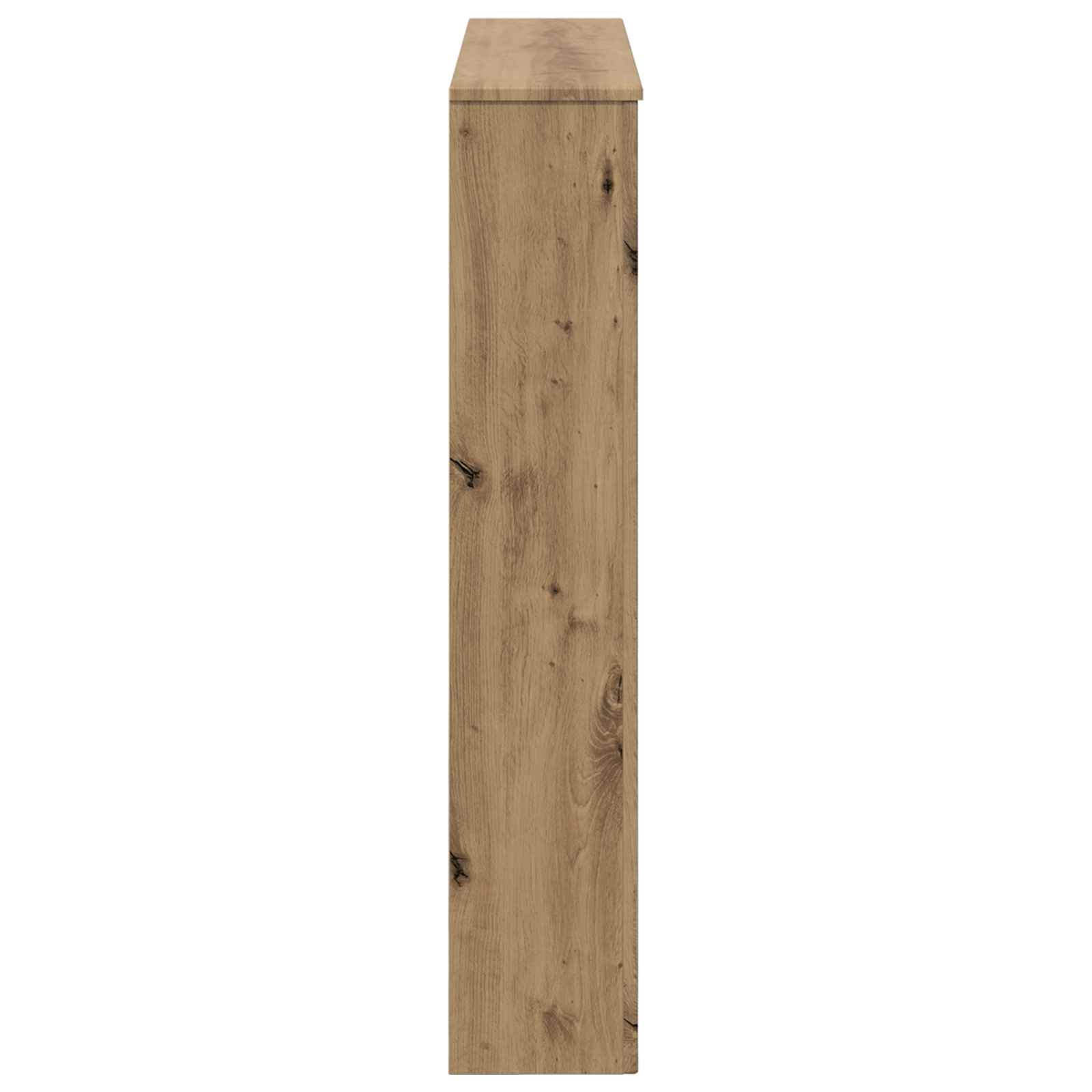 vidaXL Obudowa kominka Dąb artisan 102 x 20 x 102 cm