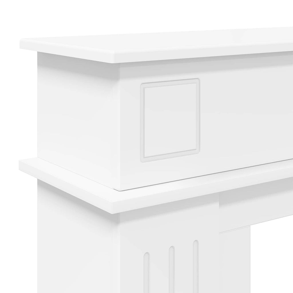 vidaXL Obudowa kominka Biały 102 x 26 x 100 cm Drewno inżynieryjne