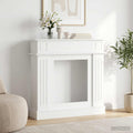 vidaXL Obudowa kominka Biały 102 x 26 x 100 cm Drewno inżynieryjne