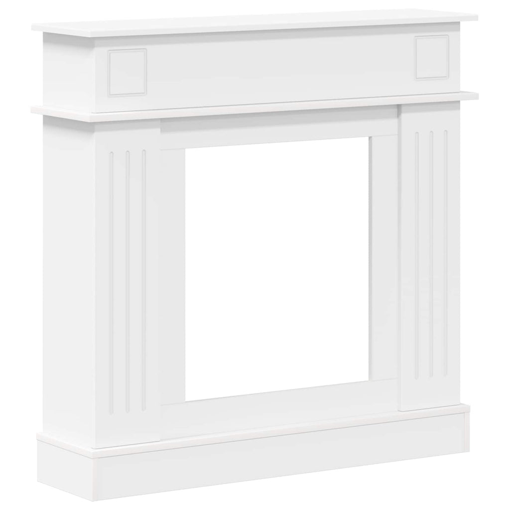 vidaXL Obudowa kominka Biały 102 x 26 x 100 cm Drewno inżynieryjne