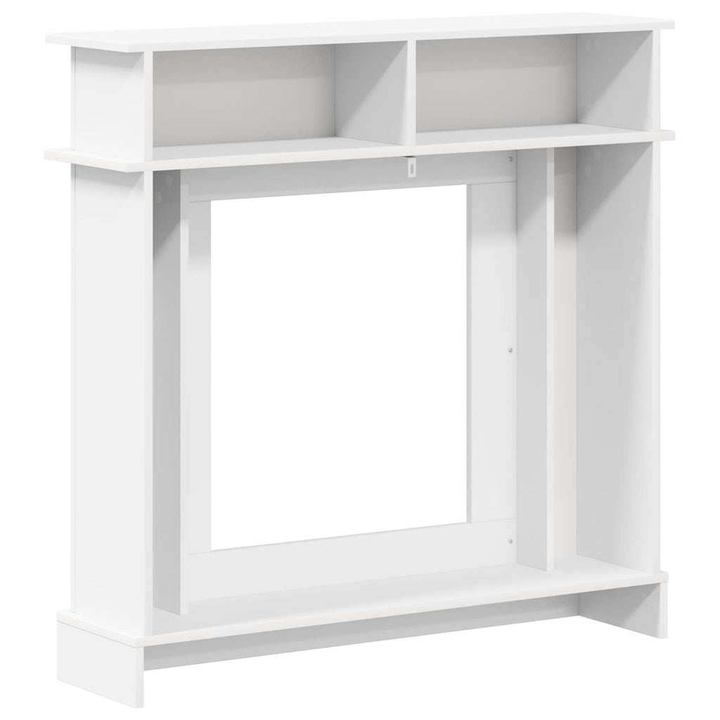vidaXL Obudowa kominka Biały 102 x 26 x 100 cm Drewno inżynieryjne