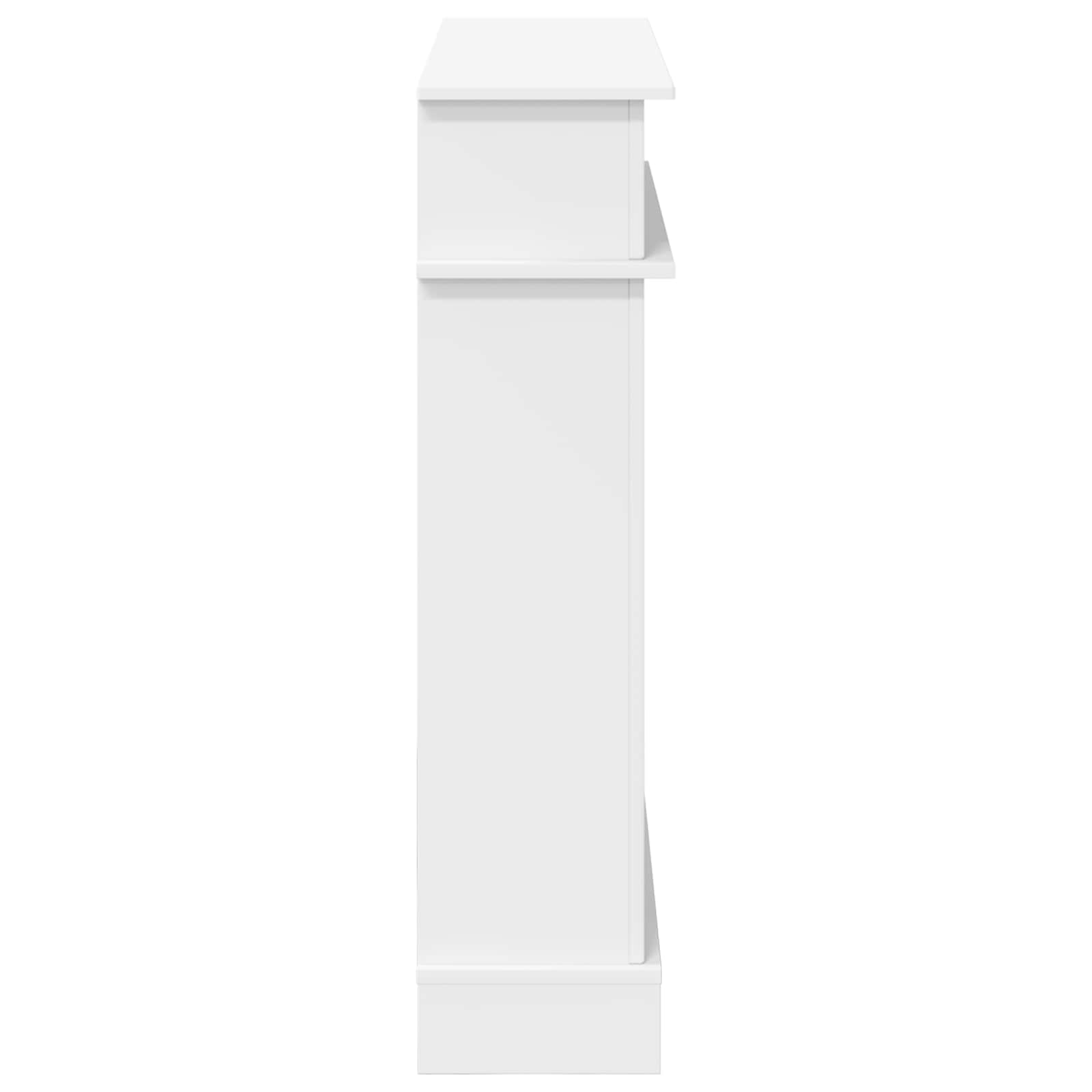 vidaXL Obudowa kominka Biały 102 x 26 x 100 cm Drewno inżynieryjne