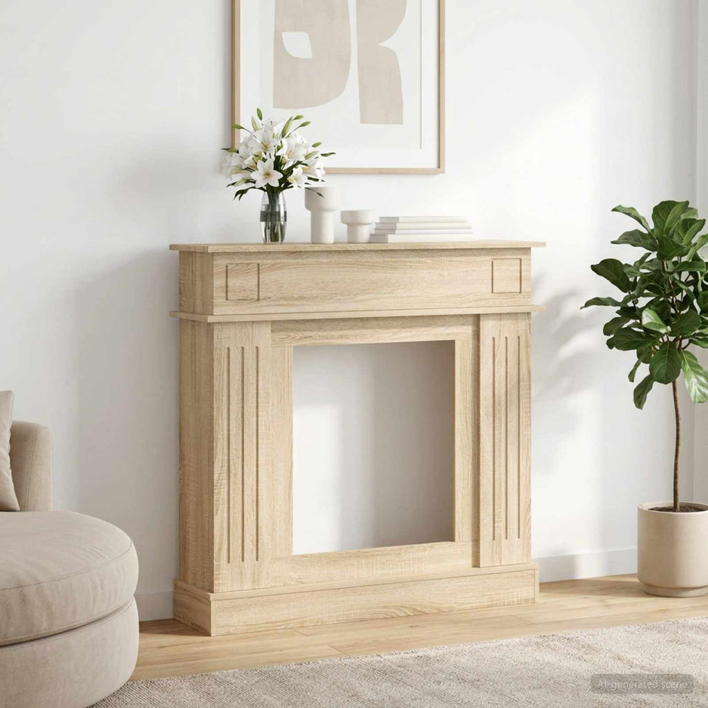 vidaXL Obudowa kominka Sonoma 102 x 26 x 100 cm Drewno inżynieryjne