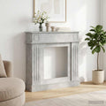 vidaXL Obudowa kominka Betonowy szary 102 x 26 x 100 cm