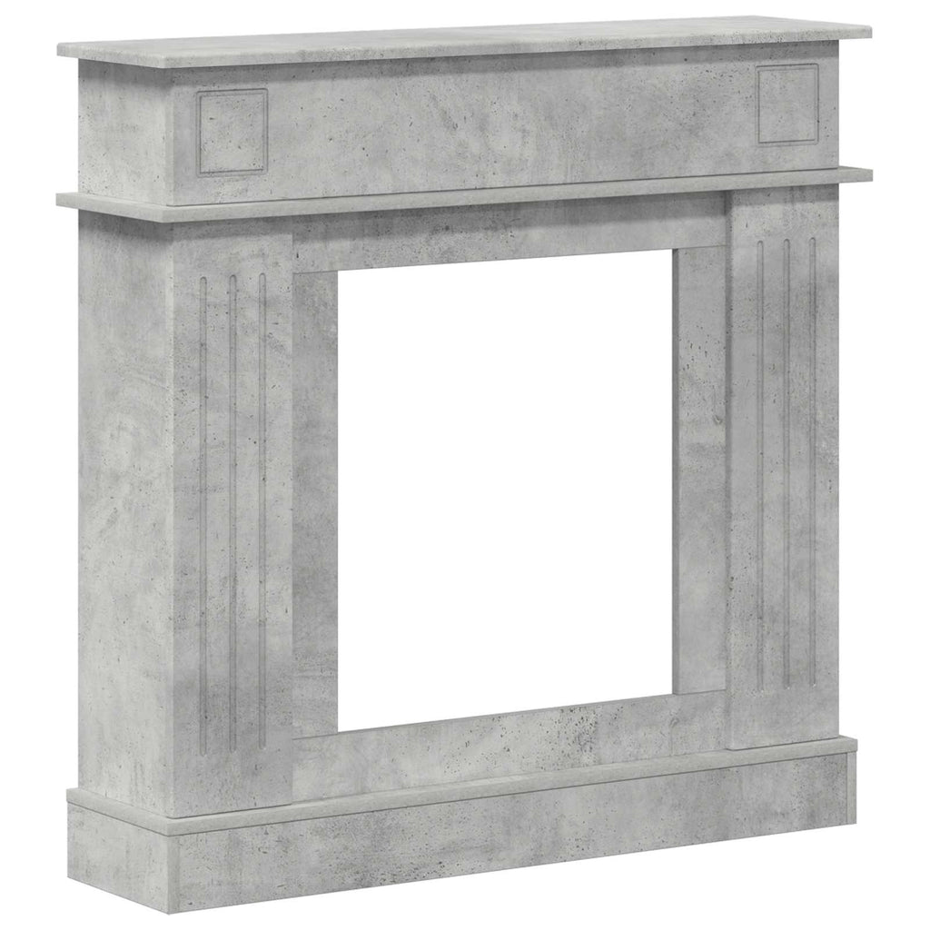 vidaXL Obudowa kominka Betonowy szary 102 x 26 x 100 cm