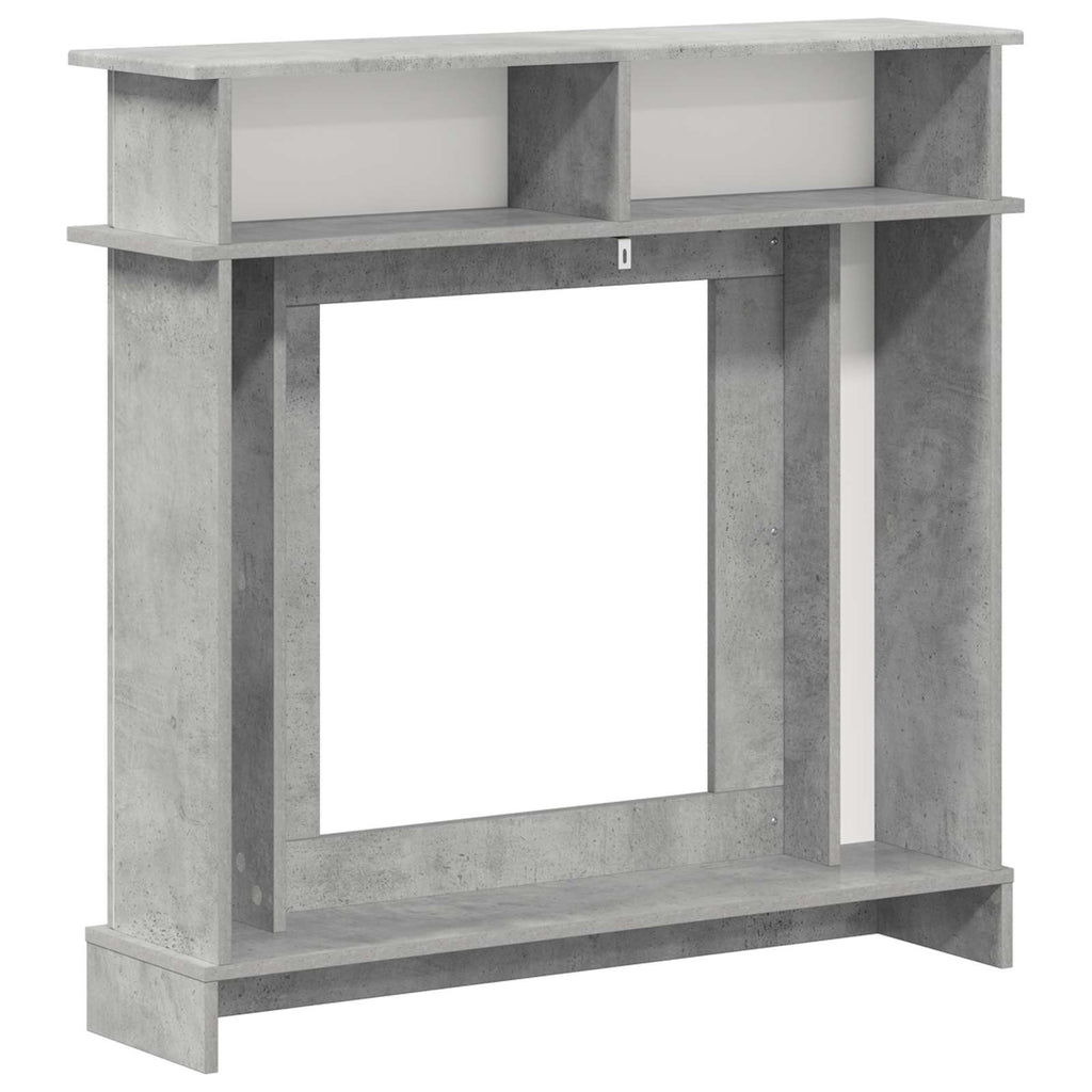 vidaXL Obudowa kominka Betonowy szary 102 x 26 x 100 cm