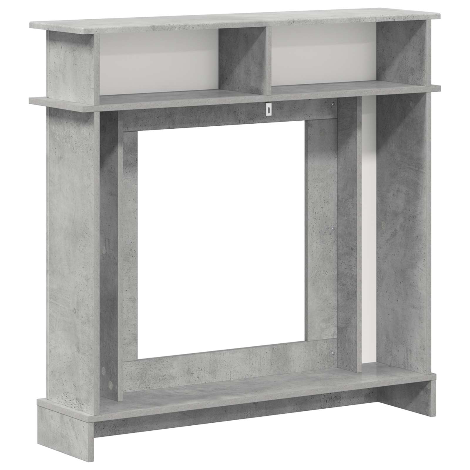 vidaXL Obudowa kominka Betonowy szary 102 x 26 x 100 cm