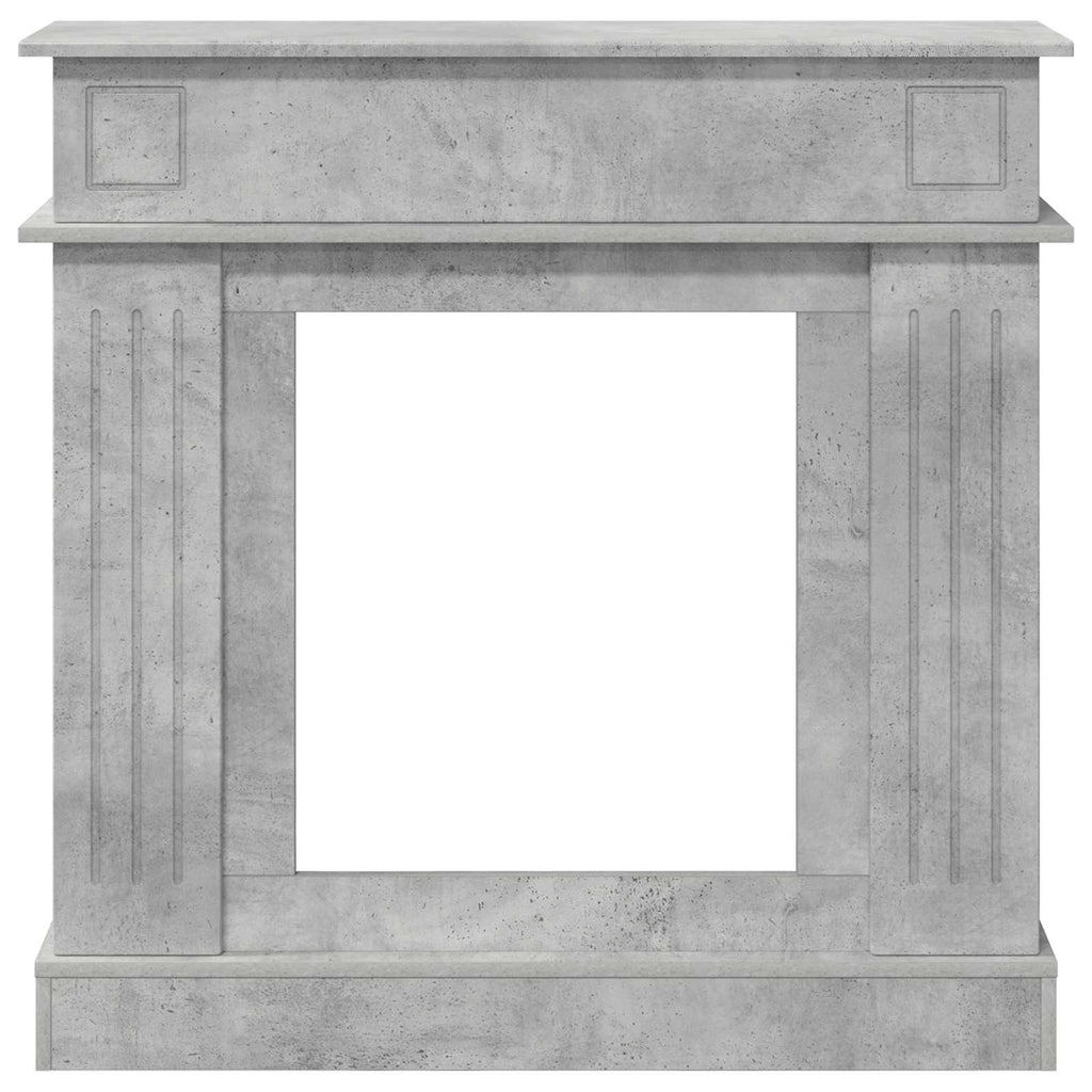 vidaXL Obudowa kominka Betonowy szary 102 x 26 x 100 cm