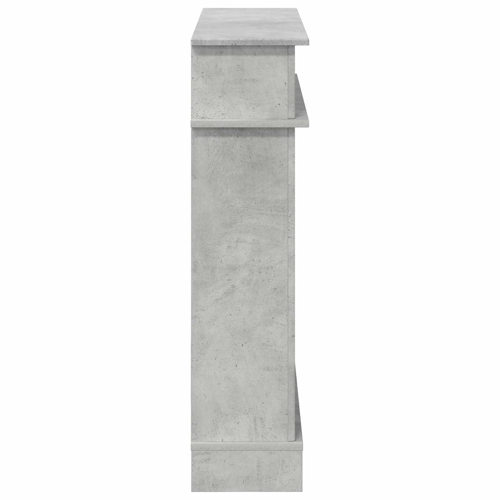 vidaXL Obudowa kominka Betonowy szary 102 x 26 x 100 cm