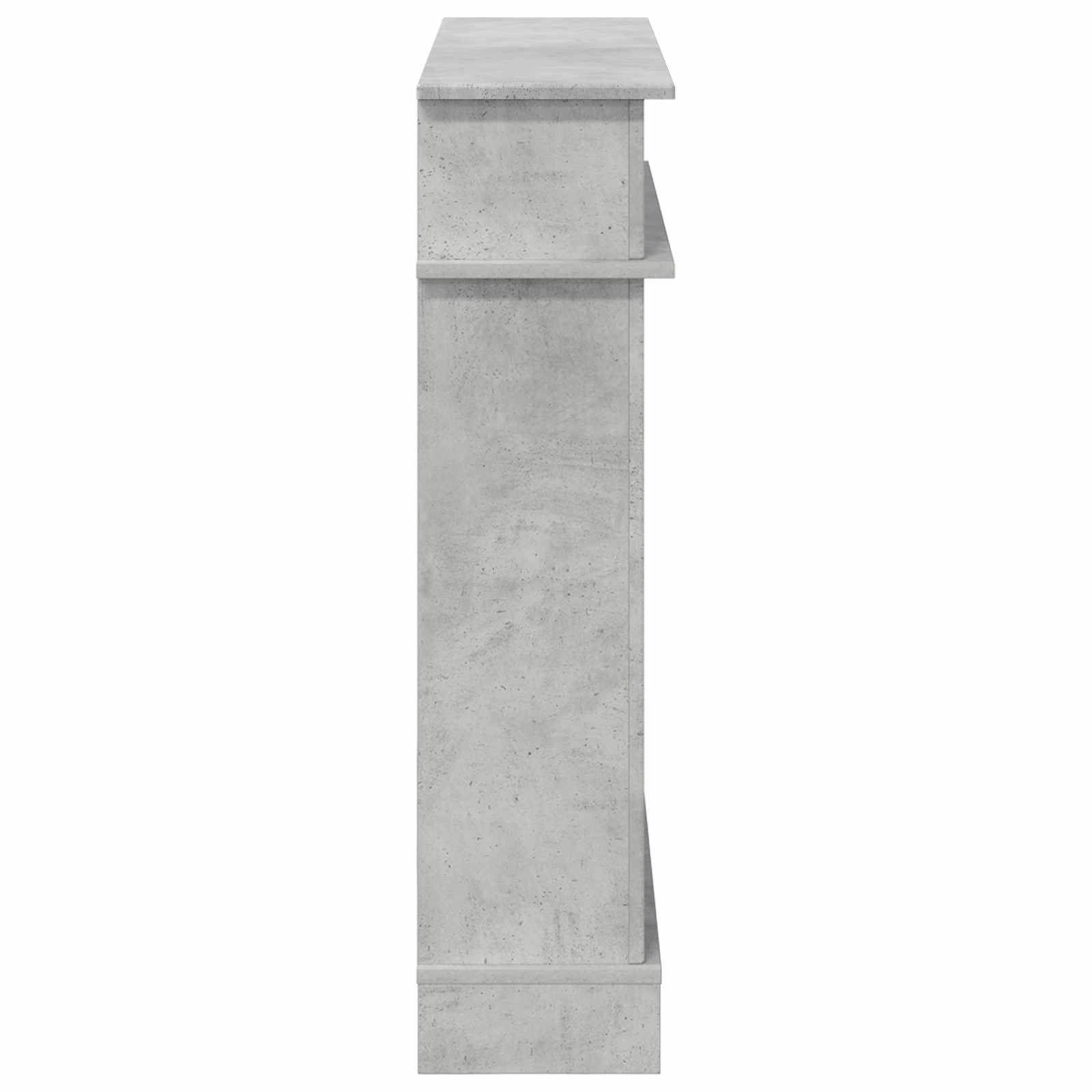 vidaXL Obudowa kominka Betonowy szary 102 x 26 x 100 cm