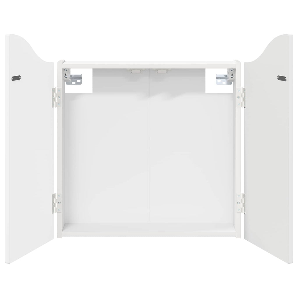 vidaXL Szafka na tarczę do rzutków Biały 56 x 12 x 63 cm