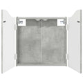vidaXL Szafka na tarczę do rzutków Betonowy szary 56 x 12 x 63 cm