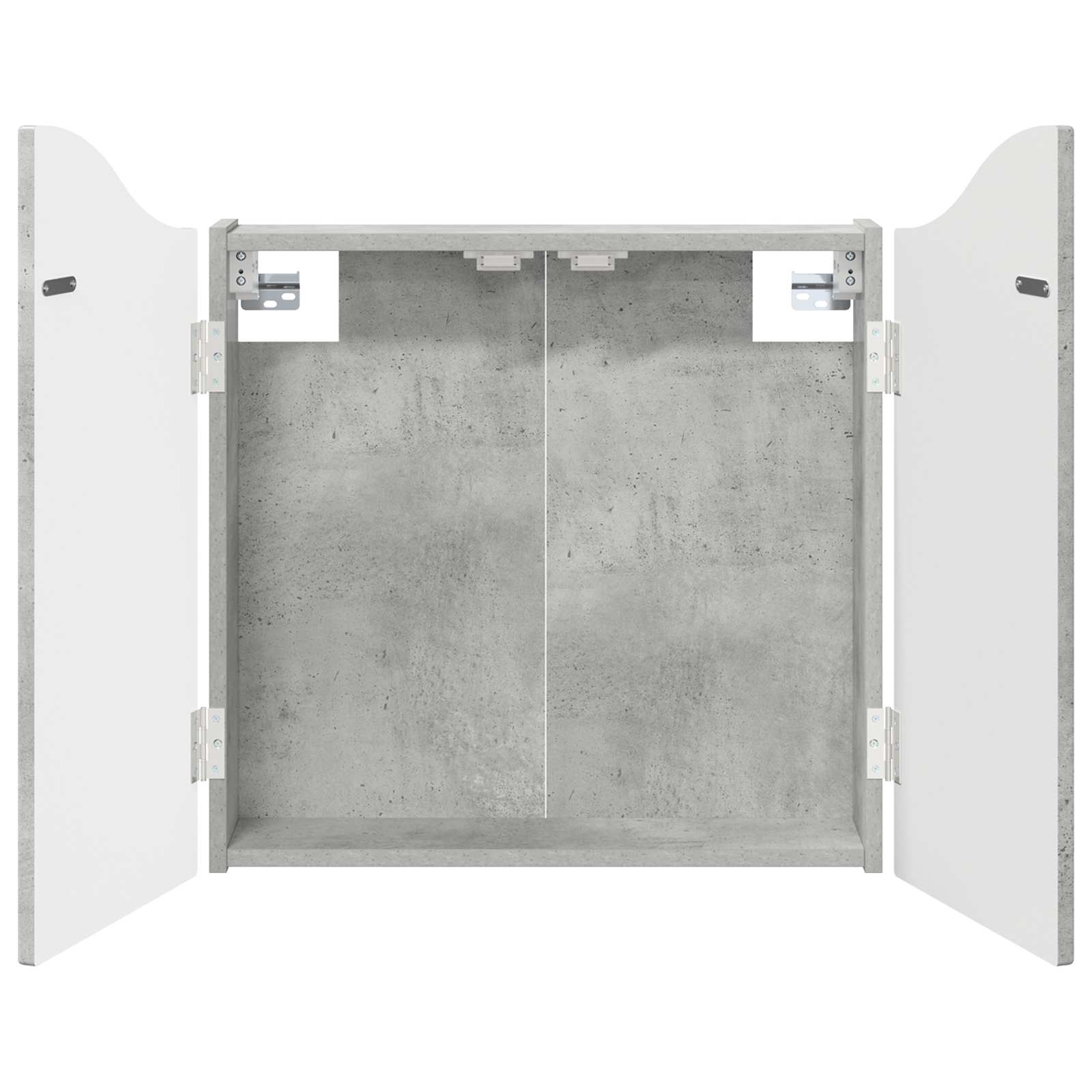 vidaXL Szafka na tarczę do rzutków Betonowy szary 56 x 12 x 63 cm