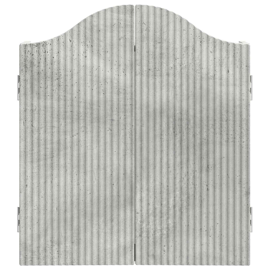 vidaXL Szafka na tarczę do rzutków Betonowy szary 56 x 12 x 63 cm