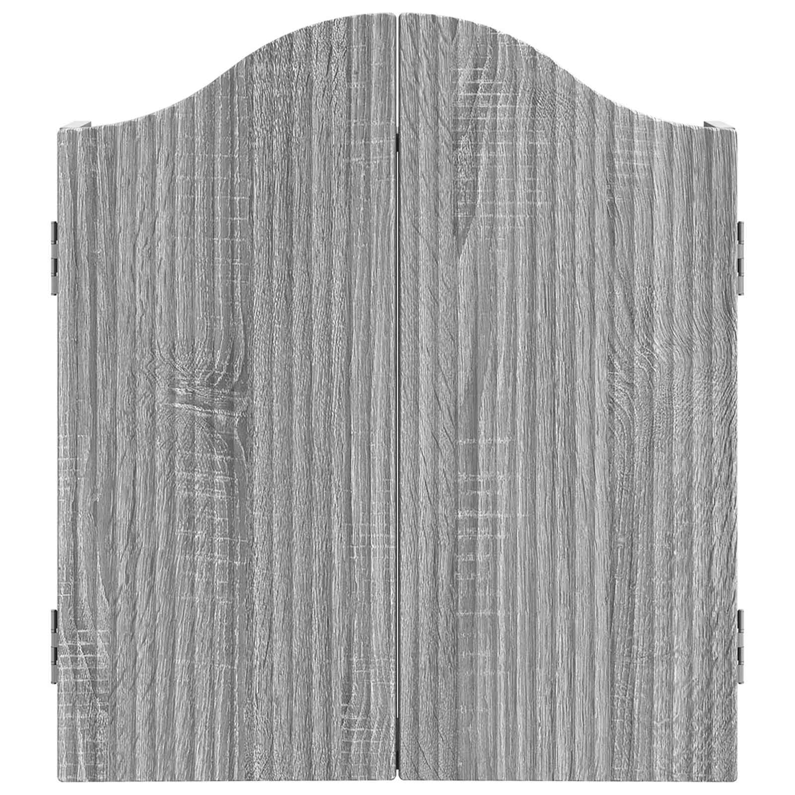 vidaXL Szafka na tarczę do rzutków Szary Sonoma 56 x 12 x 63 cm