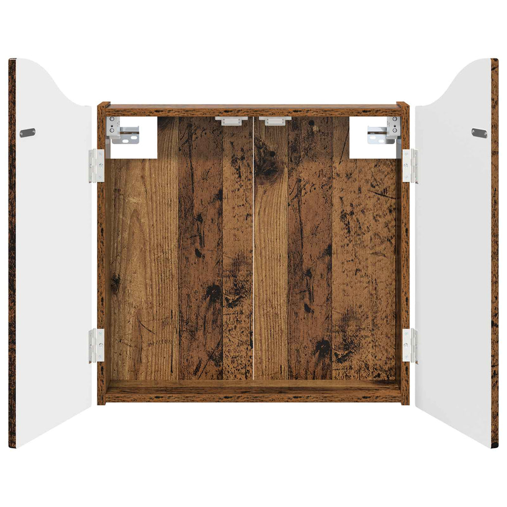 vidaXL Szafka na tarczę do rzutków Stare drewno 56 x 12 x 63 cm