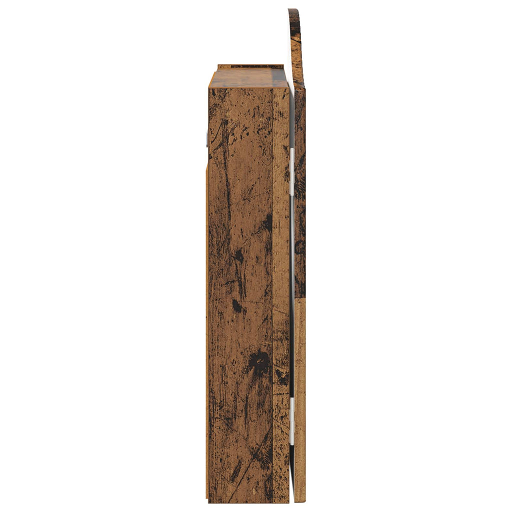 vidaXL Szafka na tarczę do rzutków Stare drewno 56 x 12 x 63 cm