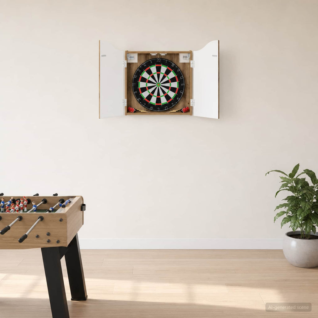 vidaXL Szafka na tarczę do rzutków Dąb artisan 56 x 12 x 63 cm