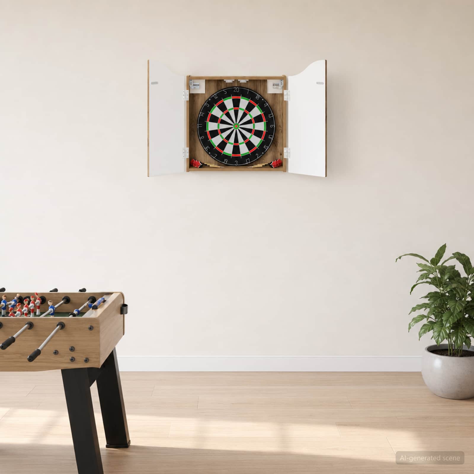 vidaXL Szafka na tarczę do rzutków Dąb artisan 56 x 12 x 63 cm