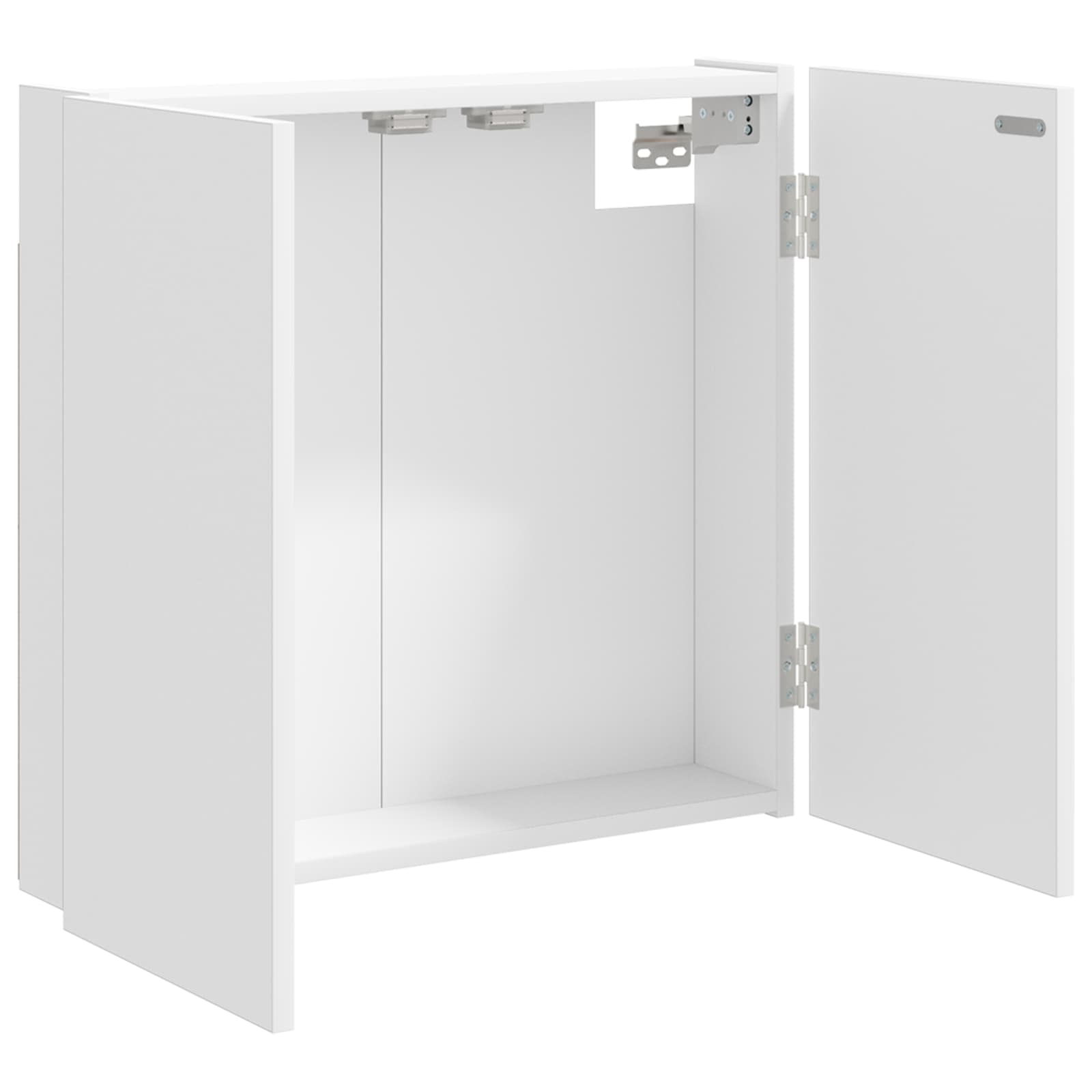 vidaXL Szafka na tarczę do rzutków Biały 56 x 12 x 53,5 cm