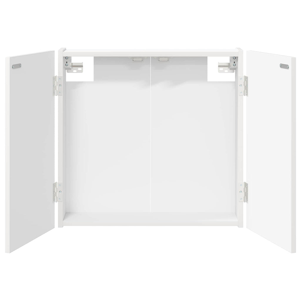 vidaXL Szafka na tarczę do rzutków Biały 56 x 12 x 53,5 cm