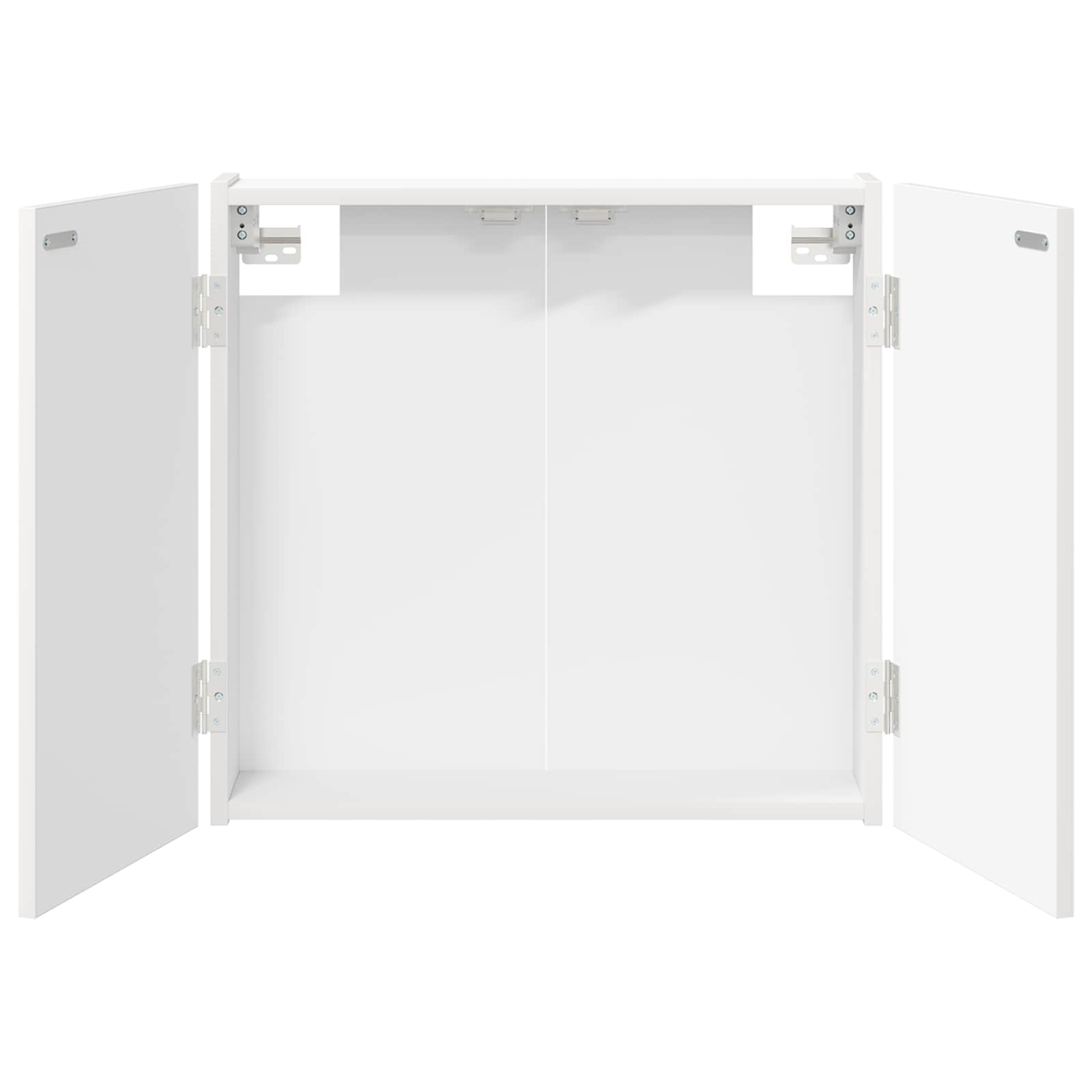 vidaXL Szafka na tarczę do rzutków Biały 56 x 12 x 53,5 cm