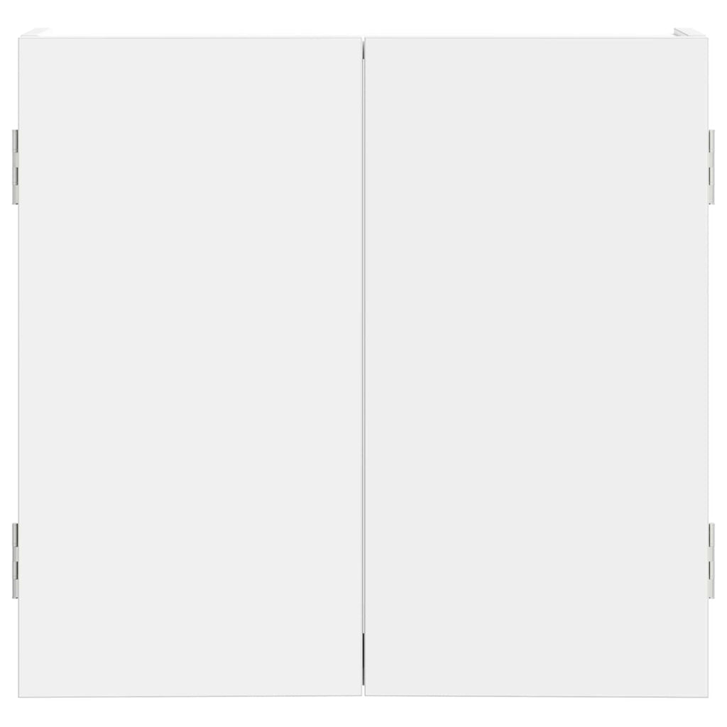 vidaXL Szafka na tarczę do rzutków Biały 56 x 12 x 53,5 cm