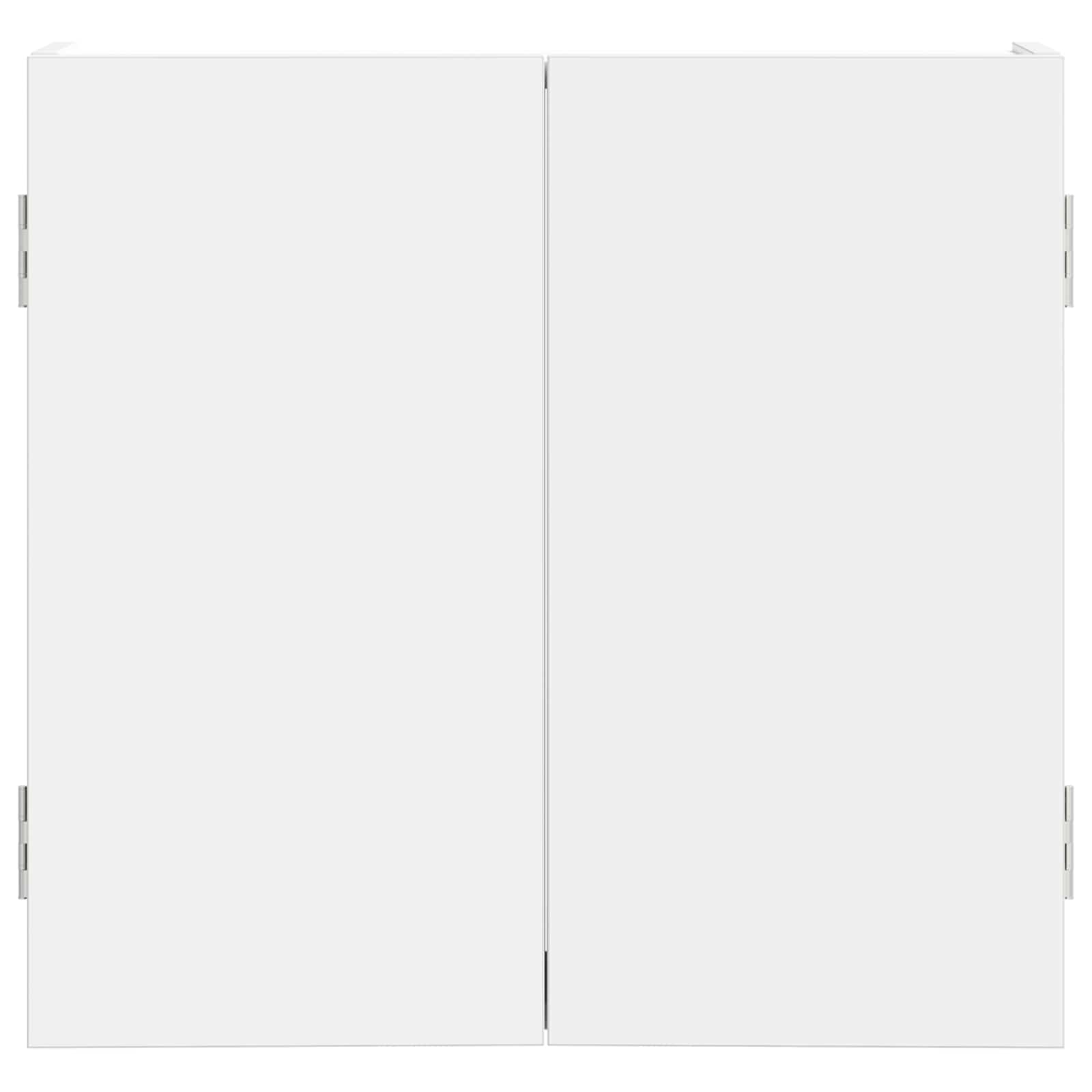 vidaXL Szafka na tarczę do rzutków Biały 56 x 12 x 53,5 cm
