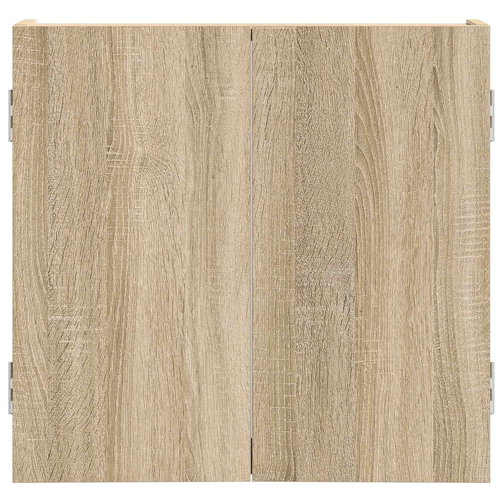 vidaXL Szafka na tarczę do rzutków dąb Sonoma 56 x 12 x 53,5 cm