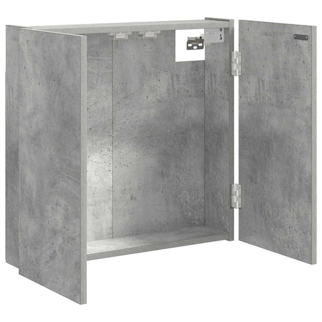 vidaXL Szafka na tarczę do rzutków Betonowy szary 56 x 12 x 53,5 cm