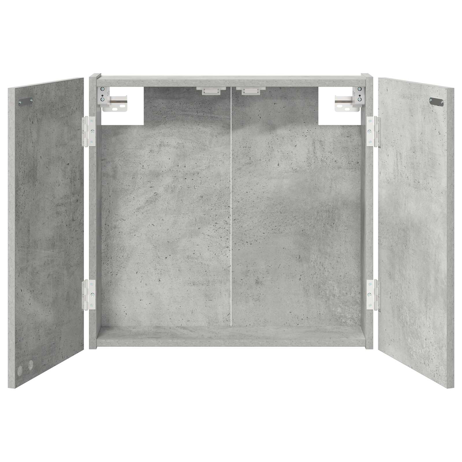 vidaXL Szafka na tarczę do rzutków Betonowy szary 56 x 12 x 53,5 cm