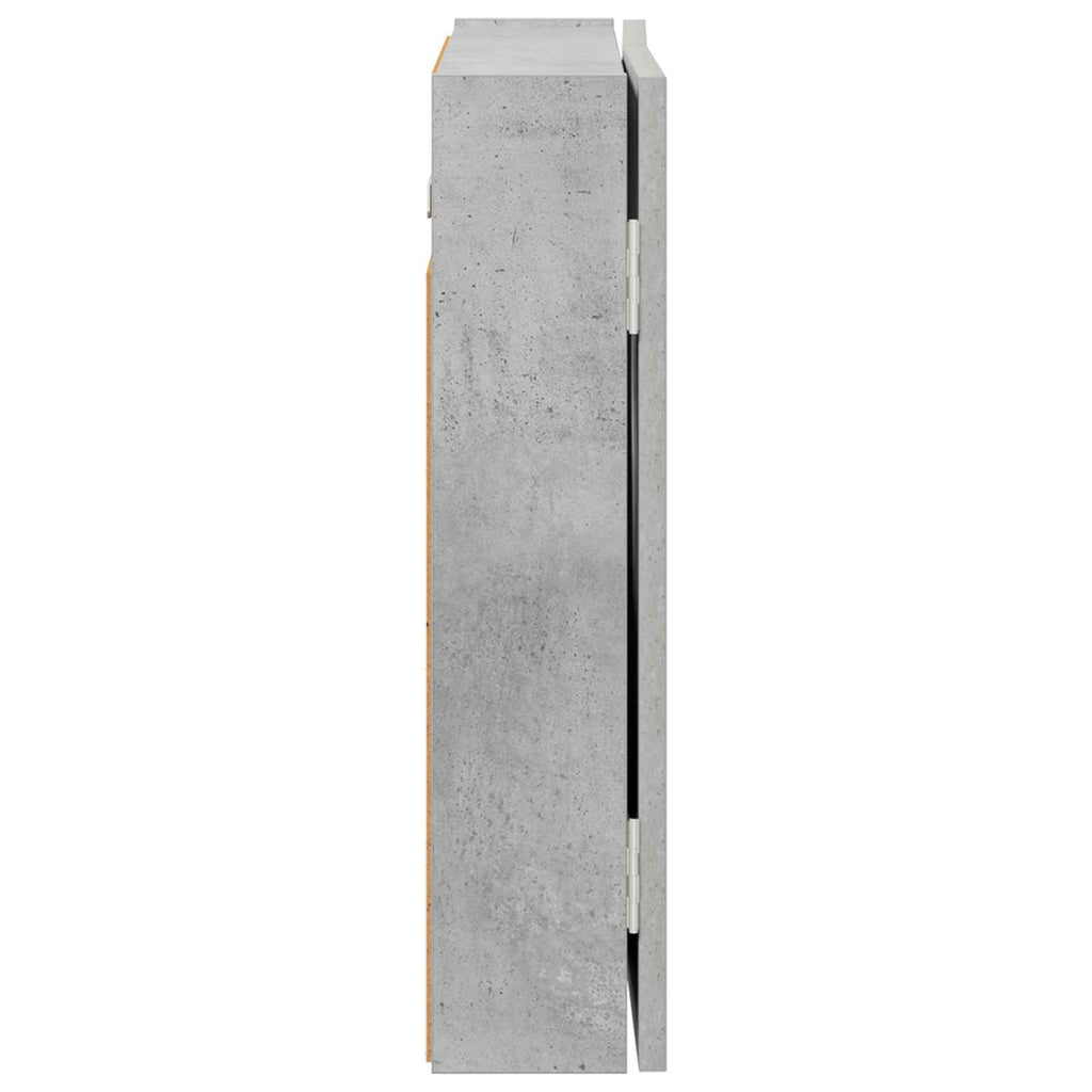 vidaXL Szafka na tarczę do rzutków Betonowy szary 56 x 12 x 53,5 cm