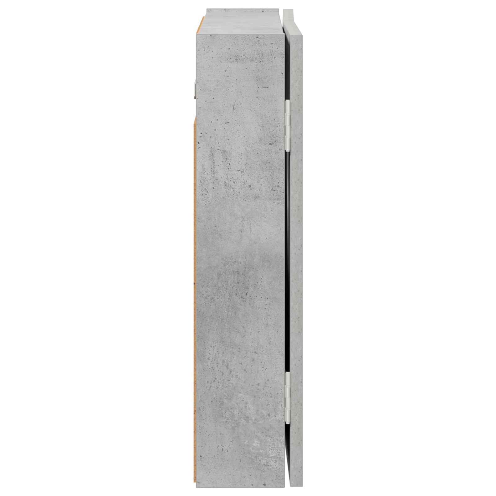 vidaXL Szafka na tarczę do rzutków Betonowy szary 56 x 12 x 53,5 cm