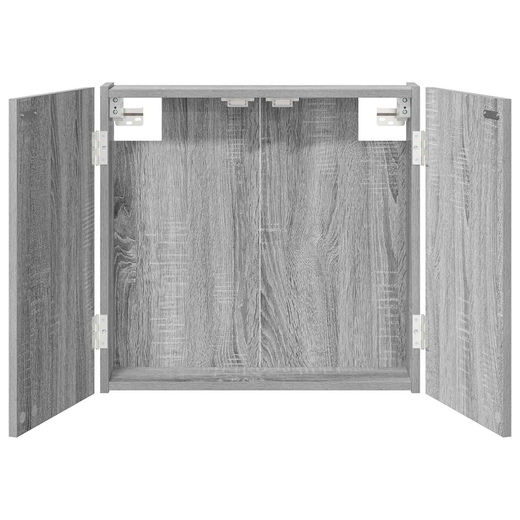 vidaXL Szafka na tarczę do rzutków Szary Sonoma 56 x 12 x 53,5 cm
