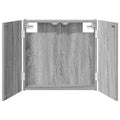 vidaXL Szafka na tarczę do rzutków Szary Sonoma 56 x 12 x 53,5 cm