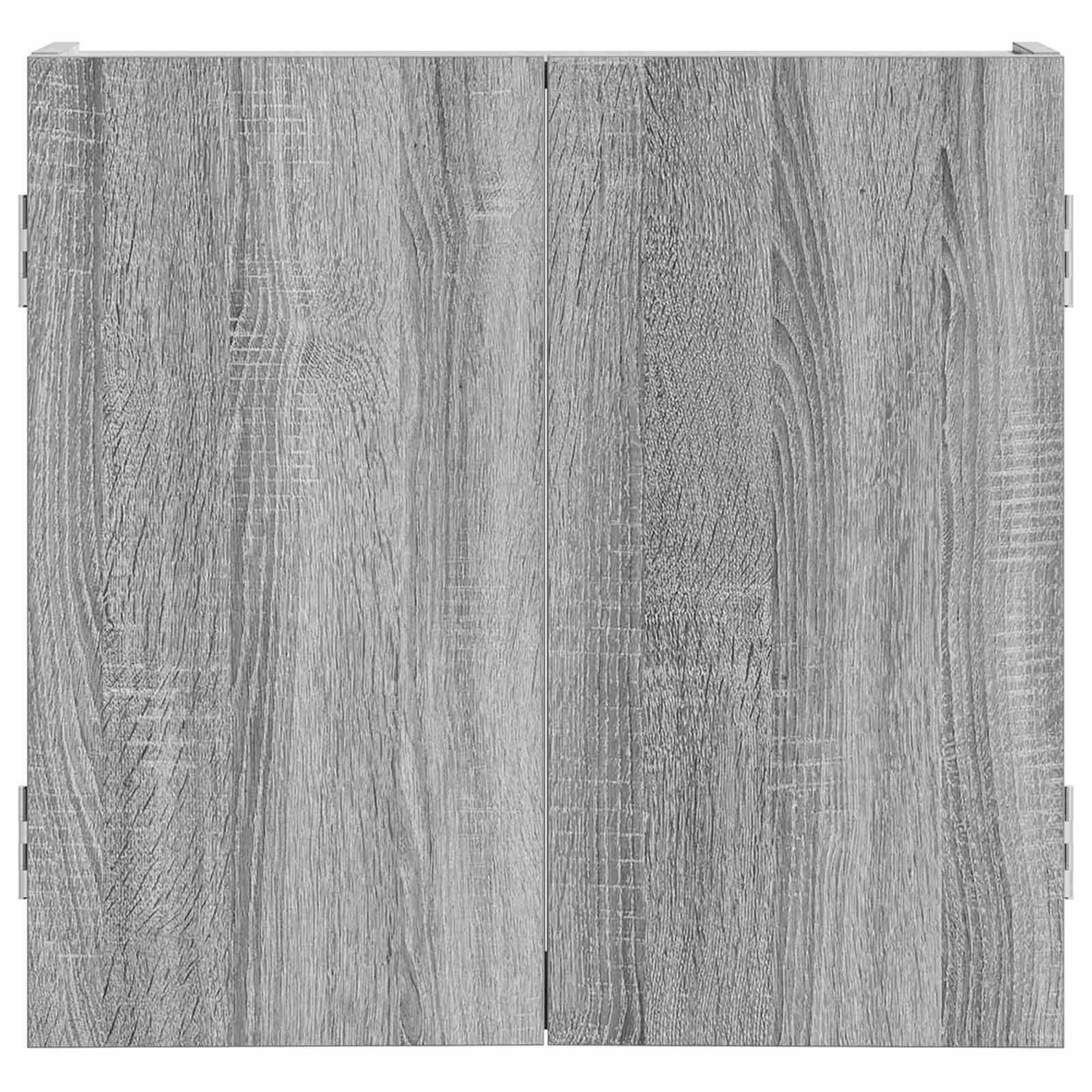 vidaXL Szafka na tarczę do rzutków Szary Sonoma 56 x 12 x 53,5 cm