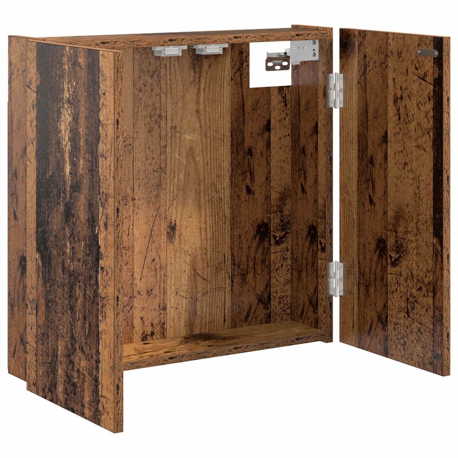 vidaXL Szafka na tarczę do rzutków Stare drewno 56 x 12 x 53,5 cm
