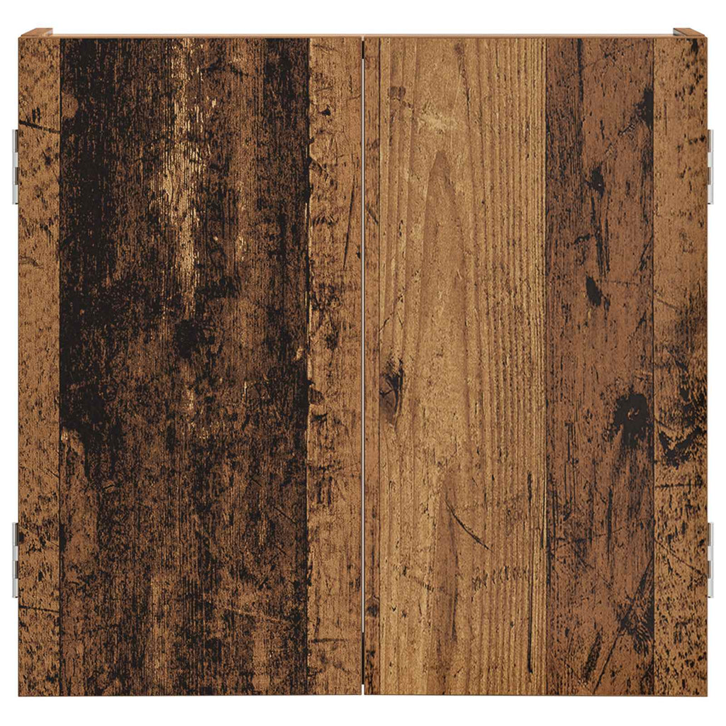 vidaXL Szafka na tarczę do rzutków Stare drewno 56 x 12 x 53,5 cm