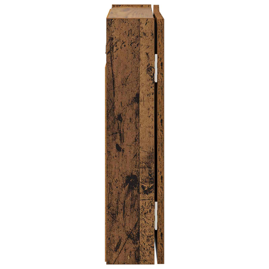 vidaXL Szafka na tarczę do rzutków Stare drewno 56 x 12 x 53,5 cm