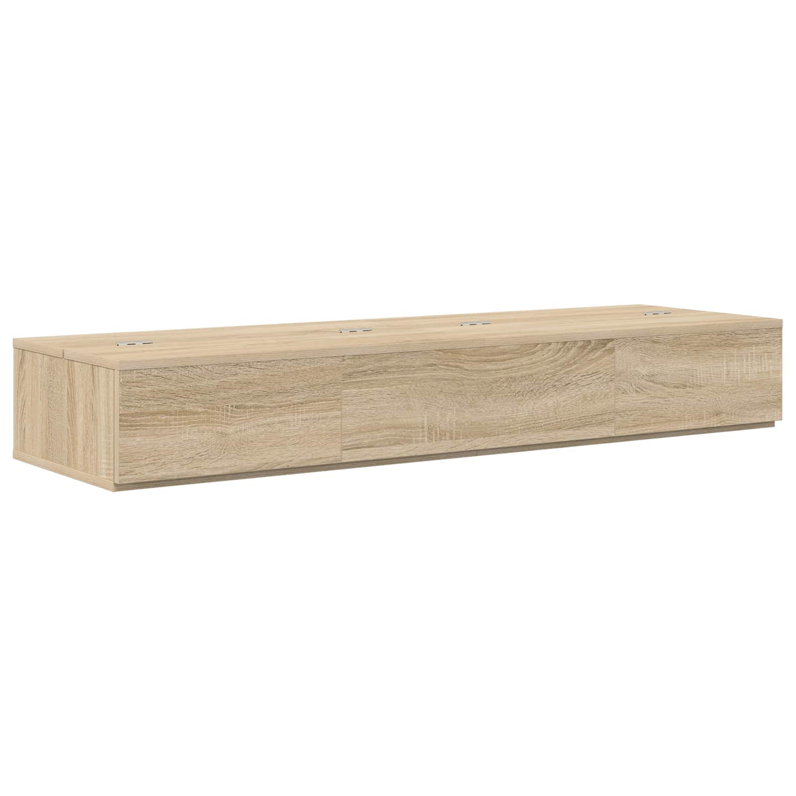 vidaXL Biurko studyjne Sonoma 152 x 40 x 19,5 cm Drewno inżynieryjne