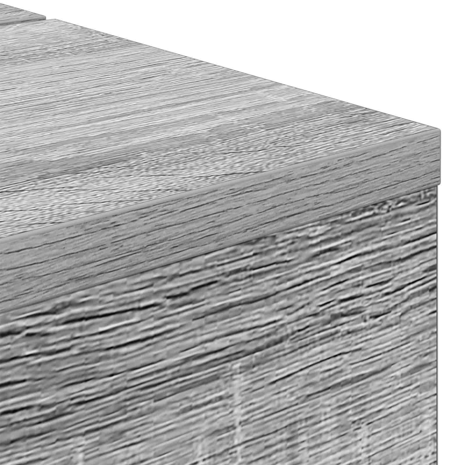 vidaXL Biurko studyjne Szary Sonoma 152 x 40 x 19,5 cm