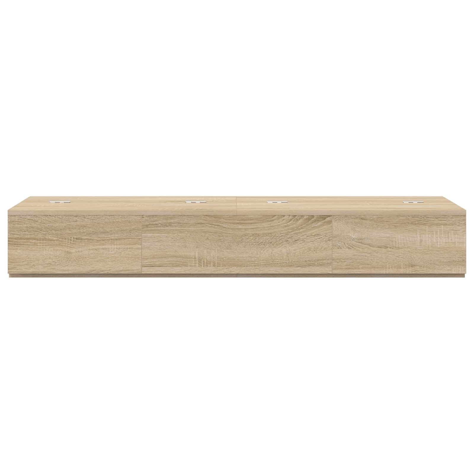 vidaXL Biurko studyjne Sonoma 130 x 40 x 19,5 cm Drewno inżynieryjne