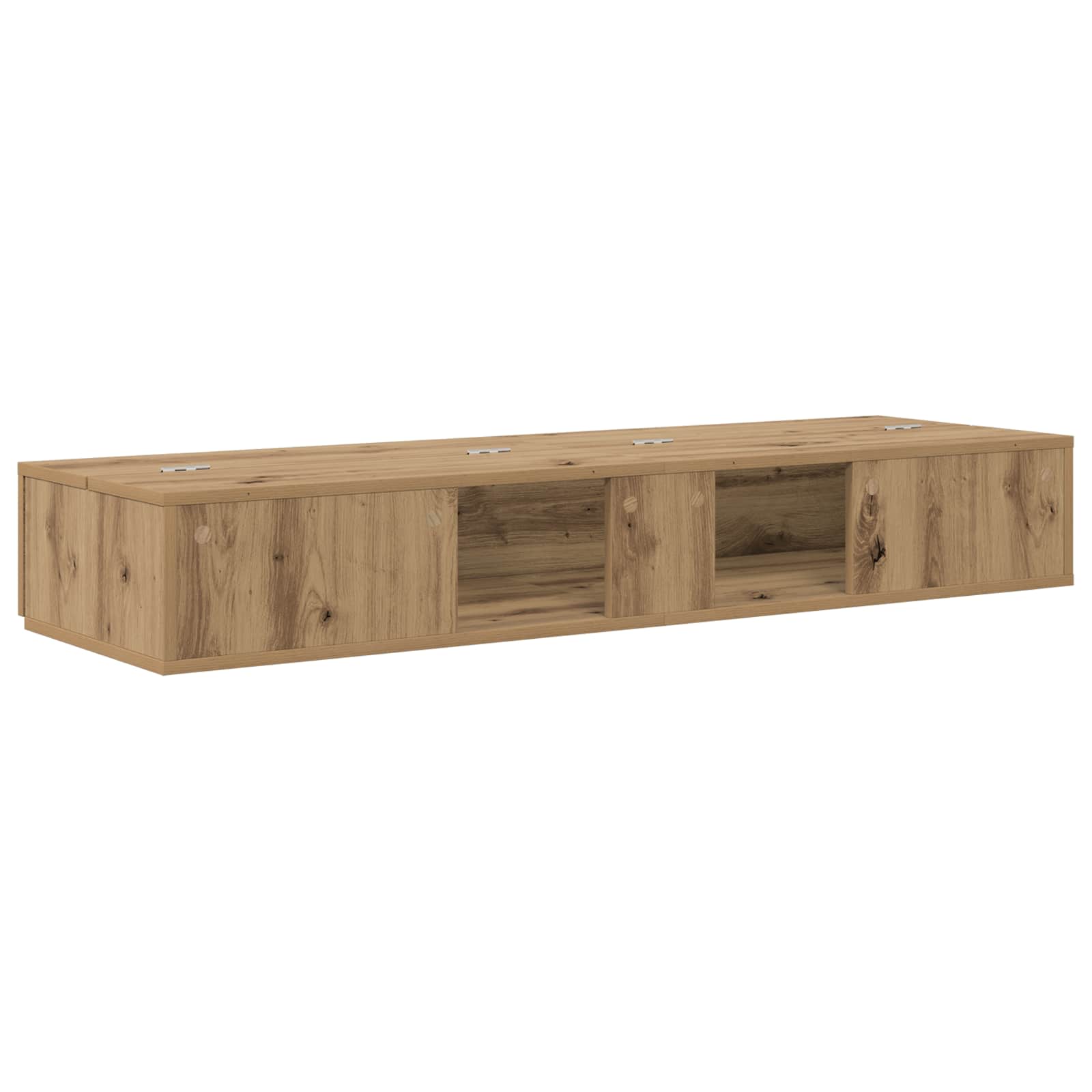 vidaXL Biurko studyjne Dąb artisan 130 x 40 x 19,5 cm