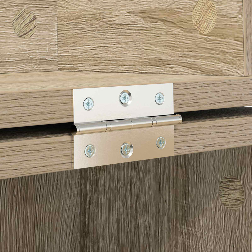 vidaXL Biurko studyjne Sonoma 110 x 40 x 19,5 cm Drewno inżynieryjne