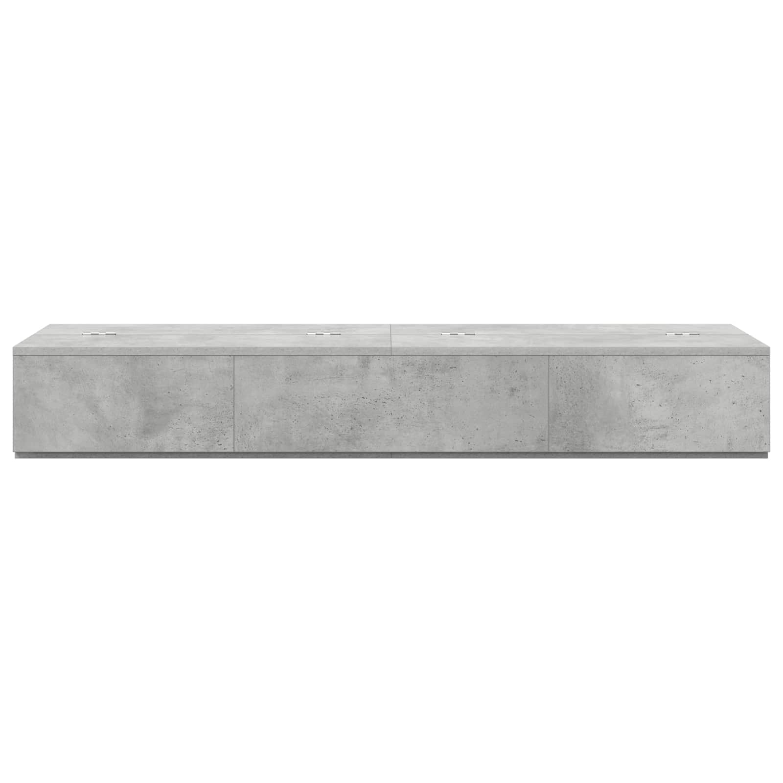 vidaXL Biurko studyjne Betonowy szary 110 x 40 x 19,5 cm