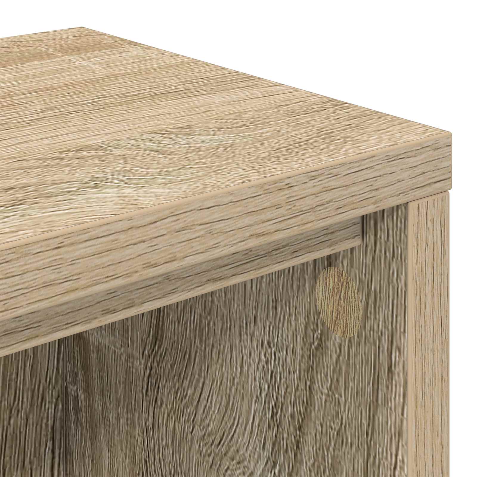 vidaXL Biurko studyjne Sonoma 152 x 36 x 19,5 cm Drewno inżynieryjne
